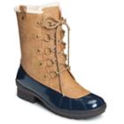 A2 By Aerosoles Barricade Women's Stitch 'n Turn Water Resistant Boots, Size: Medium (7.5), Blue (navy)