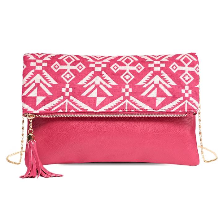 Olivia Miller Neera Tassel Crossbody Bag, Women's, Pink