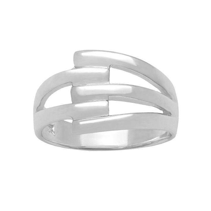 Sterling Silver Prong Ring, Women's, Size: 7, Grey