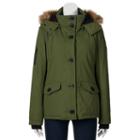 Women's Hemisphere Hooded Storm Coat, Size: Medium, Green