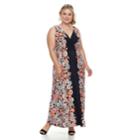 Plus Size Suite 7 Floral Maxi, Women's, Size: 2xl, Blue (navy)