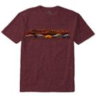 Men's Newport Blue Mustang Unleashed Horsepower Tee, Size: Large, Brt Red