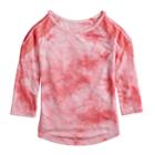 Girls 7-16 & Plus Size Mudd&reg; Crochet Trim Cold Shoulder Tee, Size: 14 1/2, Brt Orange
