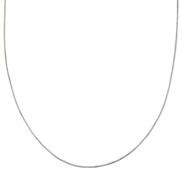 Primrose Sterling Silver Box Chain Necklace - 20 In, Women's, Size: 20, Grey