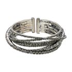 Simply Vera Vera Wang Crisscross Cup Chain Cuff Bracelet, Women's, Oxford