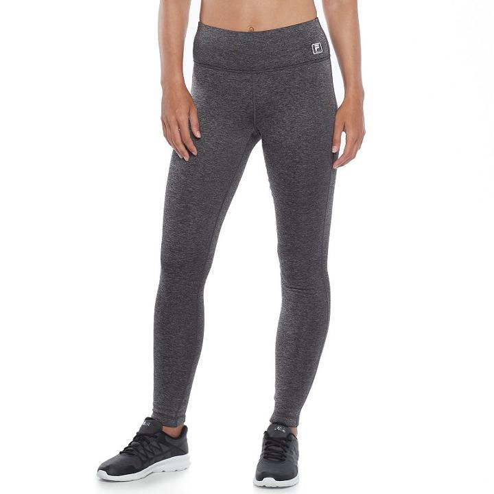 Women's Fila Sport&reg; Fleece Leggings, Size: Xl, Light Grey
