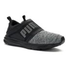 Puma Enzo Strap Knit Women's Sneakers, Size: 8, Black, Durable