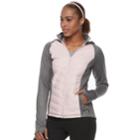 Women's Fila Sport&reg; Fleece Zip-up Hoodie, Size: Medium, Light Grey