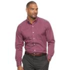 Big & Tall Izod Sport Flex Plaid Button-down Shirt, Men's, Size: Xxl Tall, Light Red