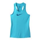 Girls' 7-16 Nike Dri-fit Logo Base Layer Racerback Tank Top, Girl's, Size: Large, Turquoise/blue (turq/aqua)