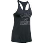 Women's Under Armour Wordmark Racerback Graphic Tank, Size: Small, Grey (charcoal)