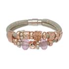 Jennifer Lopez Beaded Double Strand Bracelet, Women's, Pink Other