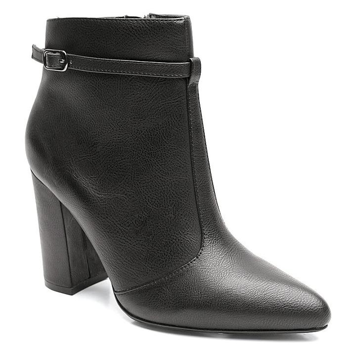 2 Lips Too Too Elsa Women's Heeled Ankle Booties, Girl's, Size: 11, Black