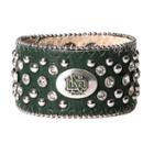 Women's North Dakota Fighting Hawks Glitz Cuff Bracelet, Black