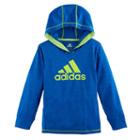 Boys 4-7x Adidas Climalite Hooded Graphic Pullover, Size: 7, Brt Blue