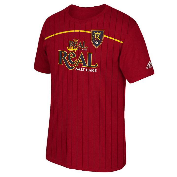 Men's Adidas Real Salt Lake Jersey Tee, Size: Xxl, Red