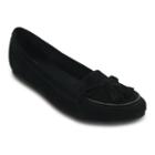 Crocs Lina Women's Suede Loafers, Size: 10, Black