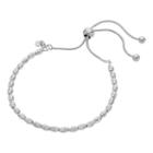 Sterling Silver Beaded Lariat Bracelet, Women's