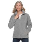 Women's Columbia Three Lakes Fleece Jacket, Size: Xl, Med Grey