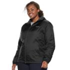 Plus Size Columbia Rain To Fame Hooded Sherpa-lined Jacket, Women's, Size: 3xl, Grey (charcoal)