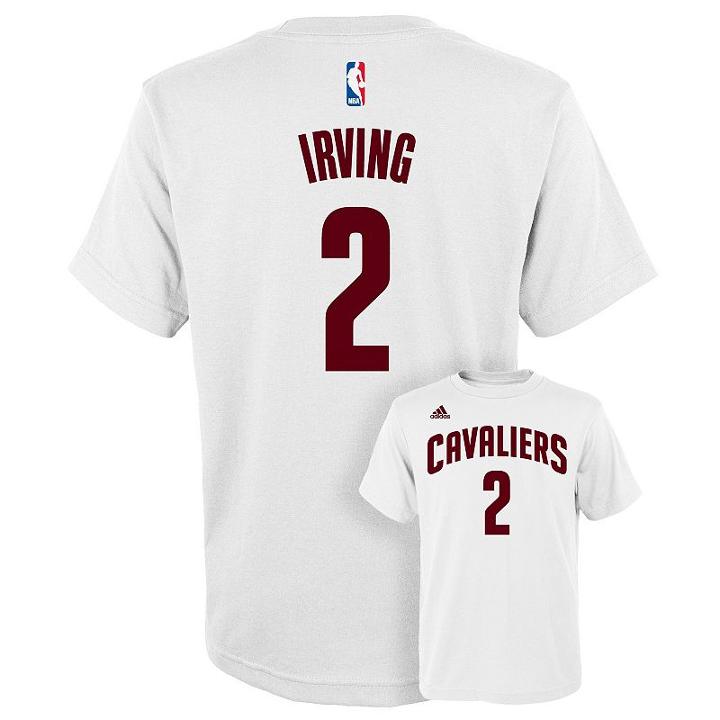 Boys 8-20 Adidas Cleveland Cavaliers Kyrie Irving Player Tee, Boy's, Size: M(10-12), White