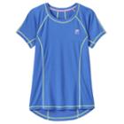 Girls 7-16 Fila Sport&reg; Contrast Stitch Thin Layer Tee, Girl's, Size: M(10-12), Med Blue