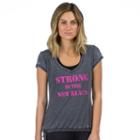 Women's Pl Movement By Pink Lotus Strong Drawstring Yoga Tee, Size: Small, Black