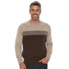 Men's Croft & Barrow&reg; Classic-fit Crewneck Sweater, Size: Xxl, Dark Brown