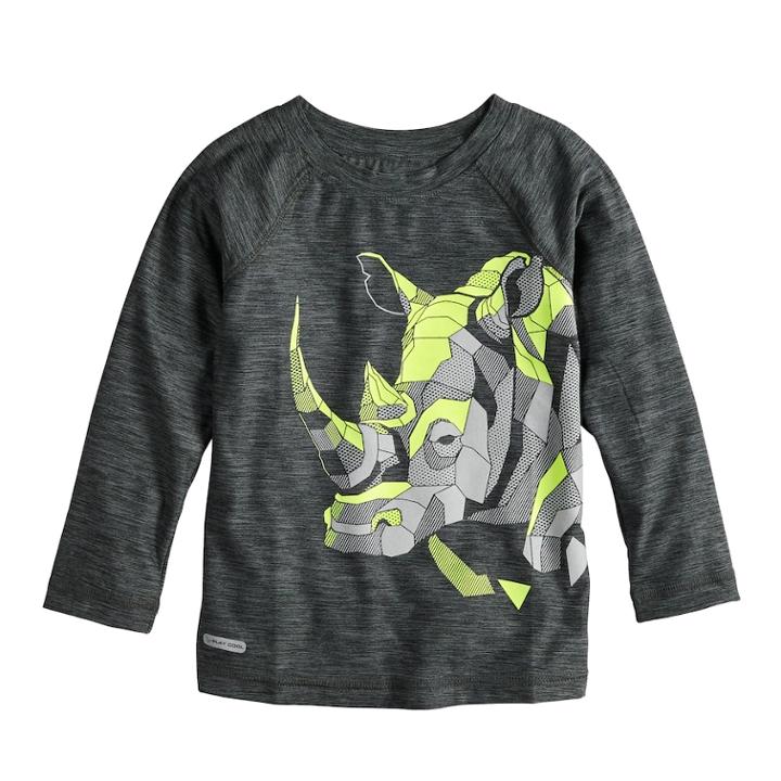 Toddler Boy Jumping Beans&reg; Playcool Active Raglan Graphic Top, Size: 4t, Grey