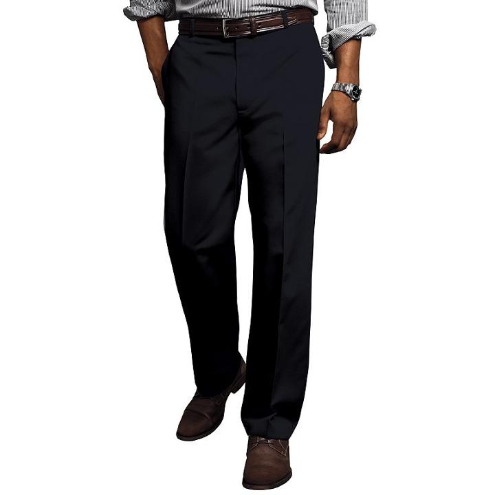 Dockers&reg; Comfort-waist D3 Classic-fit Full-elastic Flat-front Pants - Men, Size: 33x32, Black