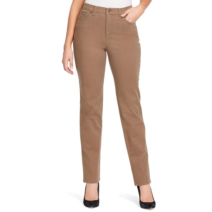 Women's Gloria Vanderbilt Amanda Classic Tapered Jeans, Size: 18 T/l, Med Brown