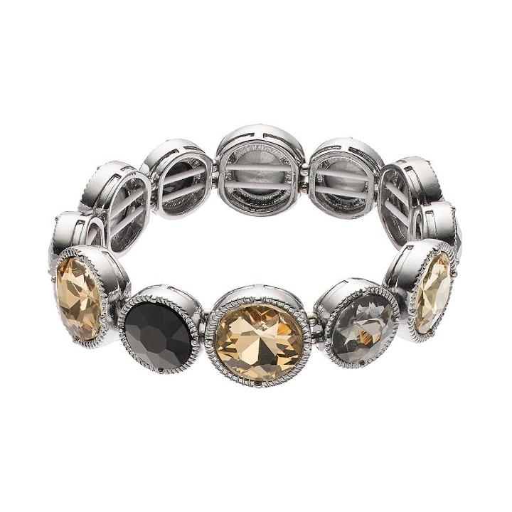 Simply Vera Vera Wang Circle Stretch Bracelet, Women's, Multicolor
