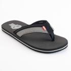 Men's Graphic Flip-flops, Size: Large, Black