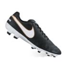 Nike Tiempo Genio Leather Ii Firm-ground Men's Soccer Cleats, Size: M11.5w13, Grey (charcoal)