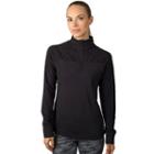 Women's Jockey Sport Quarter-zip Microfleece Performance Jacket, Size: Xl, Oxford