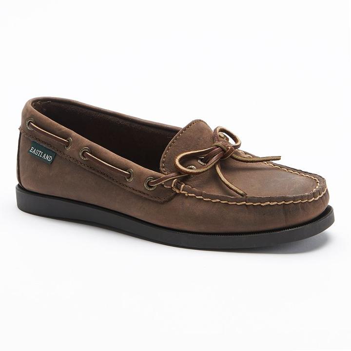 Eastland Yarmouth Women's Slip-on Oxford Shoes, Size: Medium (7), Dark Brown
