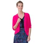 Women's Soybu Crosstown Open-front Yoga Cardigan, Size: Medium, Dark Pink