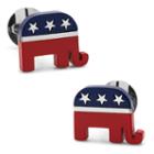 Republican Elephant Cuff Links, Men's, Multicolor