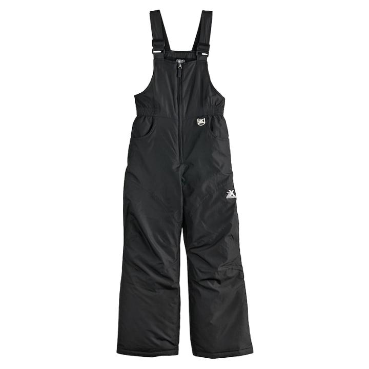 Girls 4-16 Zeroxposur Senka Bib Snow Pants, Size: 10-12, Black
