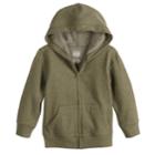 Toddler Boy Jumping Beans&reg; Softest Fleece Zip Hoodie, Size: 4t, Dark Green