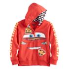 Disney / Pixar Cars Boys 4-7 Lightning Mcqueen Zip Hoodie, Size: 7, Red