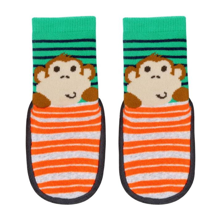 Baby Boy Jumping Beans&reg; Monkey Slipper Socks, Size: 12-24 Month, Multicolor