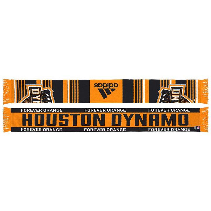 Adidas, Adult Houston Dynamo Team Slogan Scarf, Multicolor