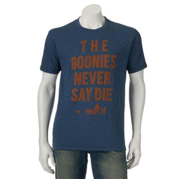 Men's The Goonies Never Say Die Tee, Size: Xl, Blue (navy)
