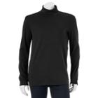 Men's Croft & Barrow&reg; Classic-fit Turtleneck, Size: Small, Black