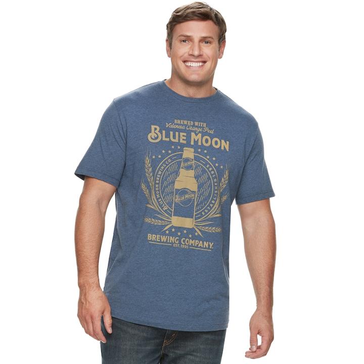 Big & Tall Sonoma Goods For Life&trade; Blue Moon Beer Graphic Tee, Men's, Size: 3xl Tall, Red Overfl