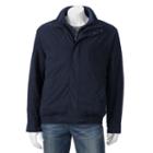 Big & Tall Croft & Barrow&reg; Bibbed Microfiber Jacket, Men's, Size: 2x Big, Blue (navy)