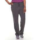 Plus Size Tek Gear&reg; Microfleece Pants, Women's, Size: 2x Long, Dark Grey