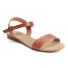 So&reg; Women's Ankle Strap Sandals, Girl's, Size: Medium (7), Red Other