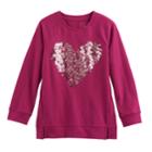 Girls 4-12 Sonoma Goods For Life&trade; Long-sleeve Raglan Tunic, Size: 5, Pink